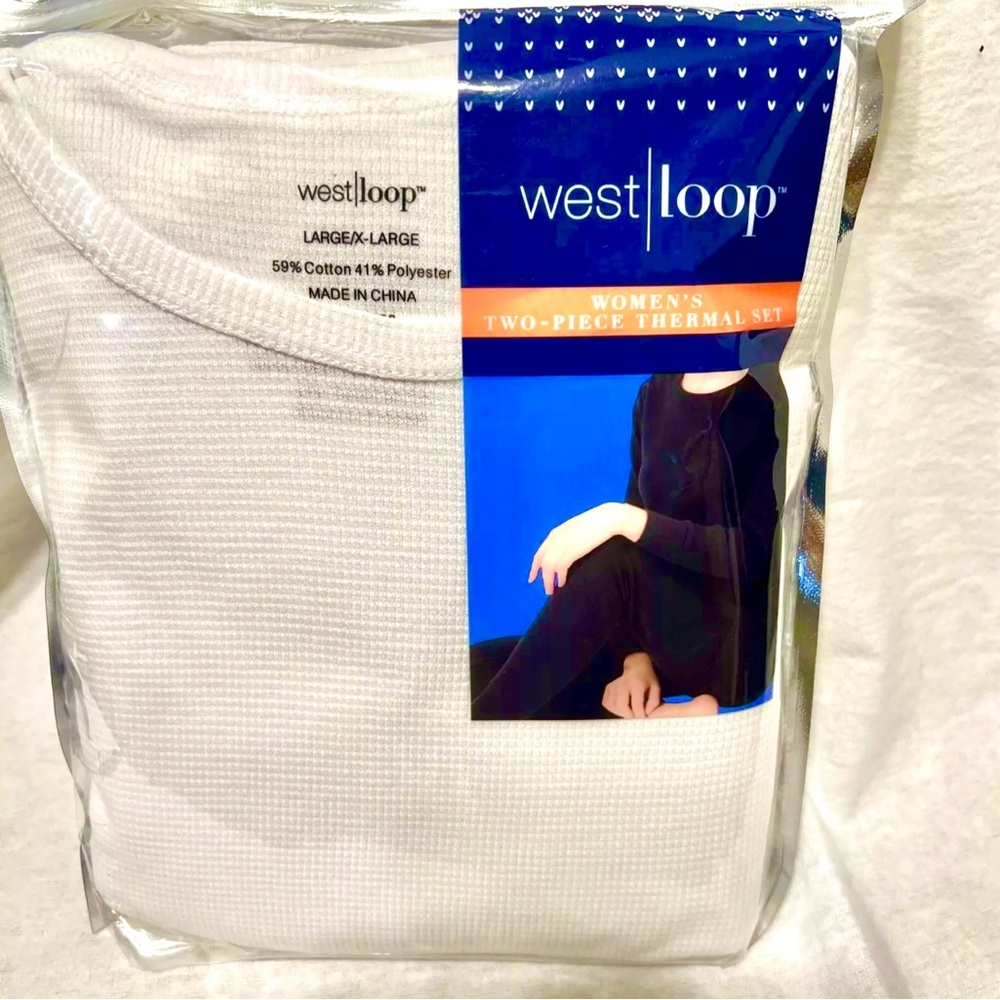NWT WEST LOOP WHITE THERMAL SET SIZE L/XL!!! - Picture 6 of 9